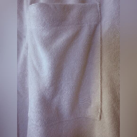 NWT Andie Swim The Cropped Pant Terry Cloth White Size Medium Swim Cover - Picture 4 of 8